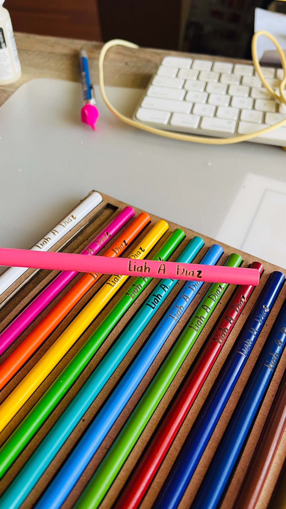 Custom Engraved Ticonderoga Pencil, Personalized Back to School - image 3