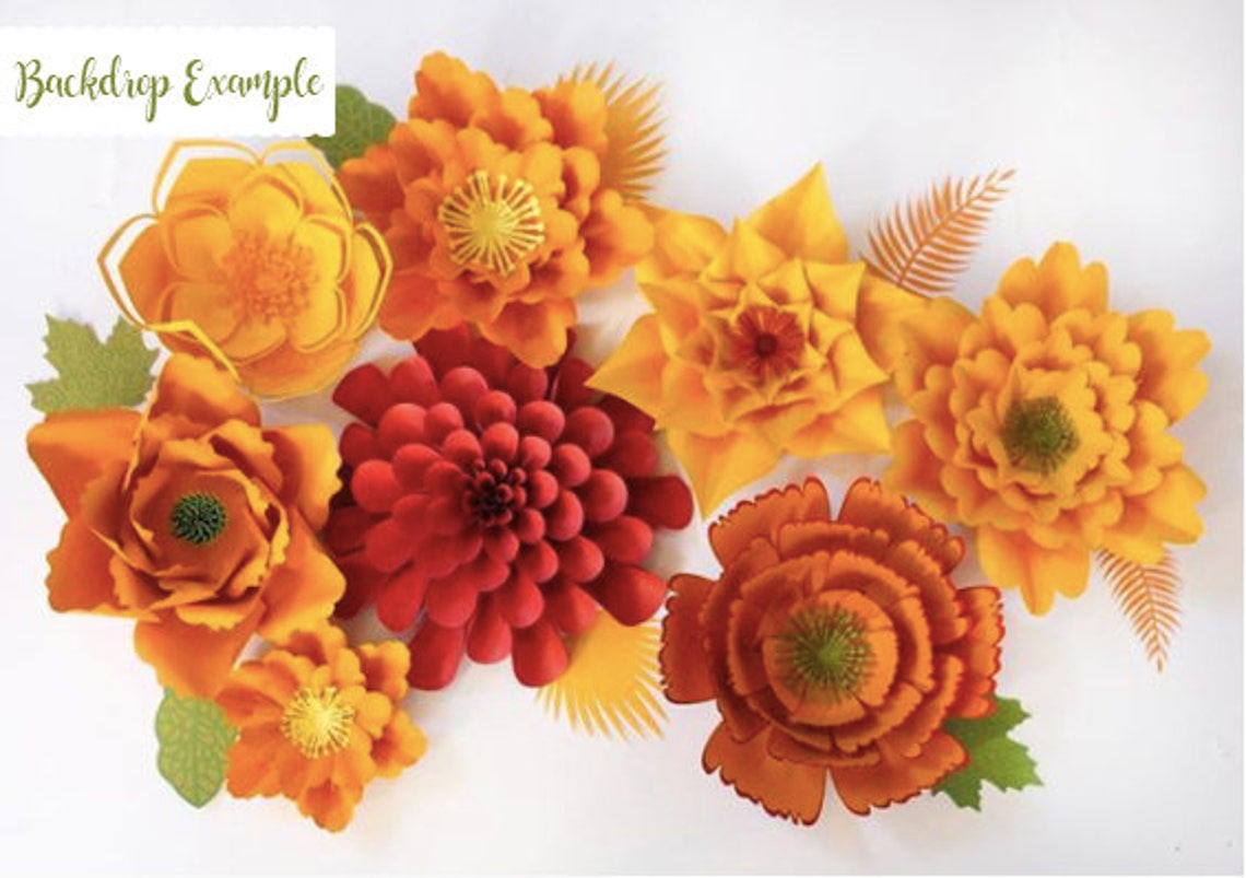 Giant Paper Flower SVG Template, Farah #55 (Digital Download) - image 6