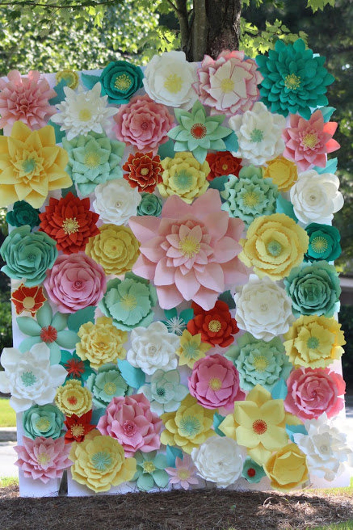 Giant Paper Flower Template, DIY Decor (SVG, PDF) - image 3