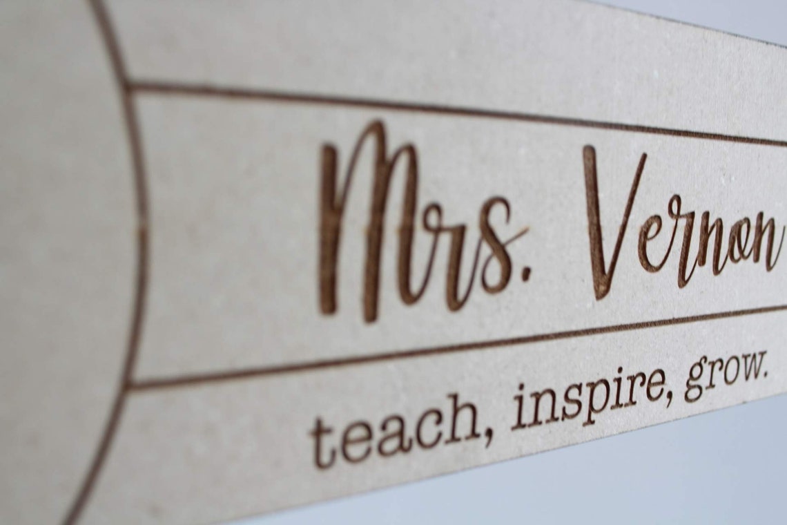 Personalized Wooden Pencil Teacher Classroom Sign - image 4