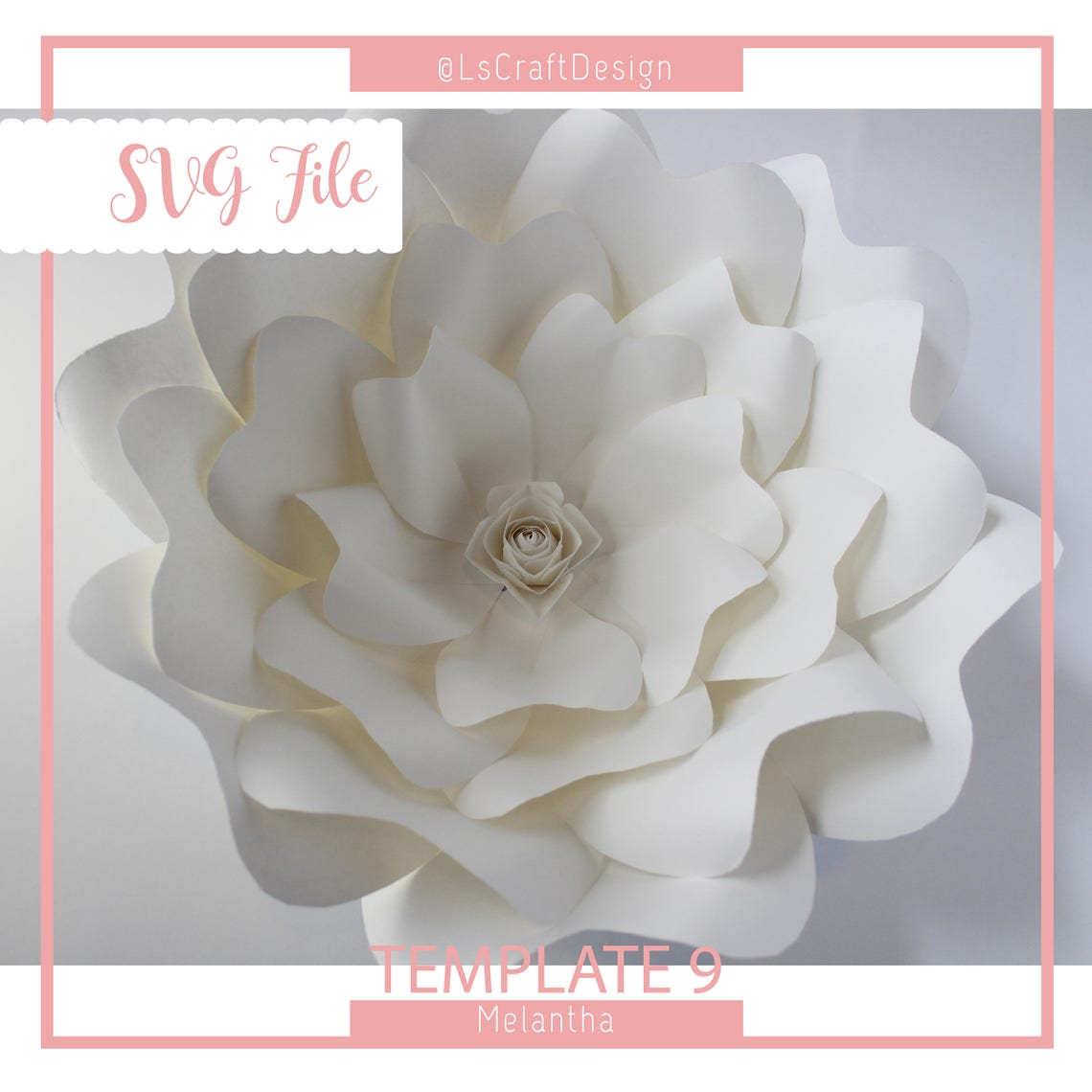 Winter Leaves SVG Template, Layered Paper Leaves (Digital Download) - image 6