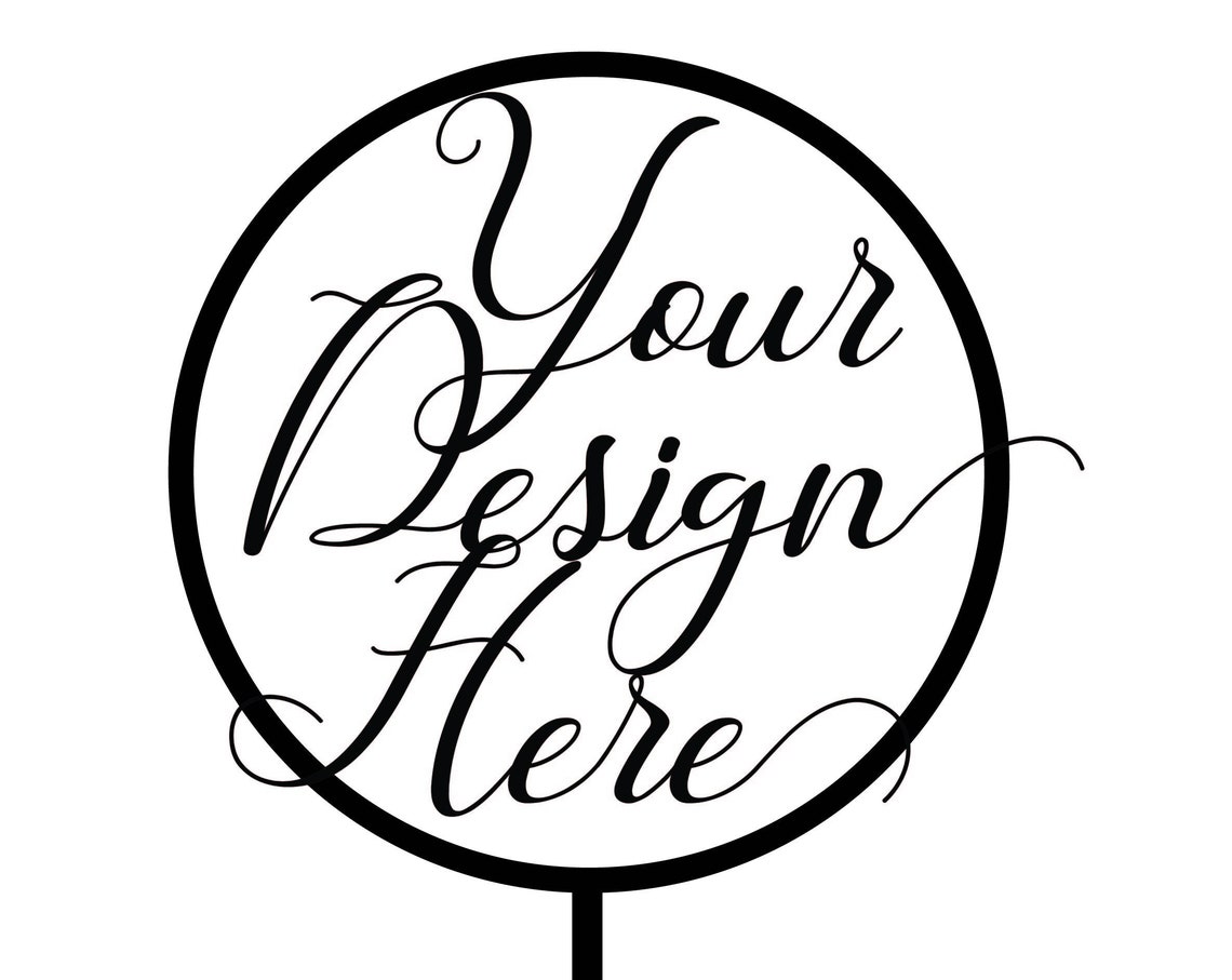 Custom Laser Cut Wood Cake Topper, Personalized Wedding Decor